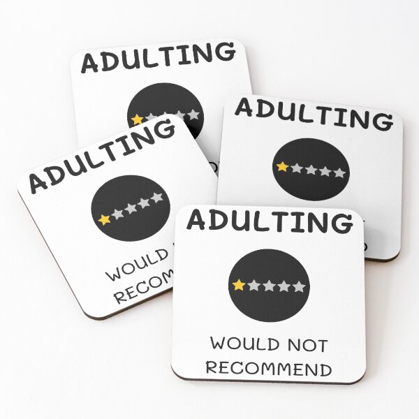 Item preview, Adulting would not recommend - review one star designed and sold by GenChi.