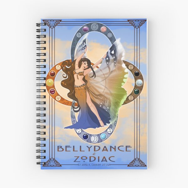 Item preview, Bellydance & zodiac designed and sold by Anna R. Carrino.