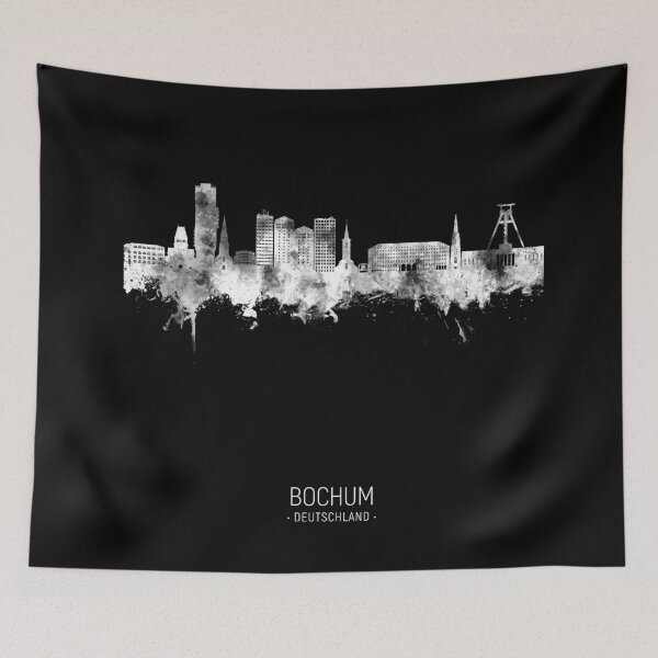 Item preview, Bochum Germany Skyline designed and sold by ArtPrints.