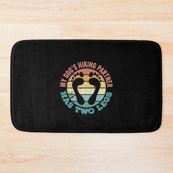 Item preview, My Hiking Dog's Hiking Partner Has Two Legs | Foot Marks designed and sold by BoldTigerDesign.