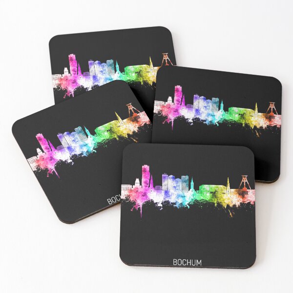 Item preview, Bochum Germany Skyline designed and sold by ArtPrints.