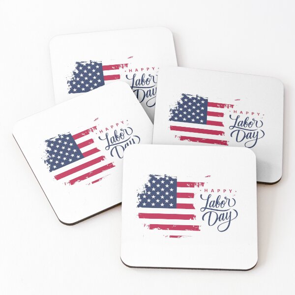 Item preview, Happy Labor Day United States National Flag designed and sold by FoxLand.