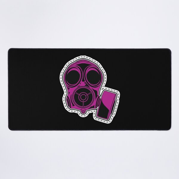 Item preview, Cut out and keep gas mask — pink designed and sold by Phil Tessier Too.