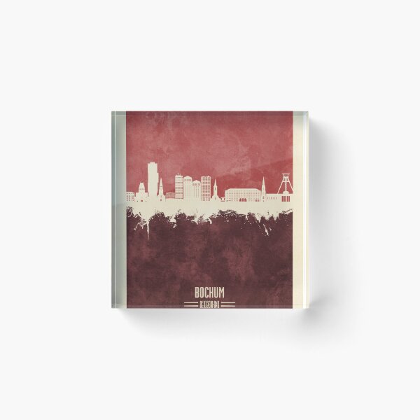 Item preview, Bochum Germany Skyline designed and sold by ArtPrints.