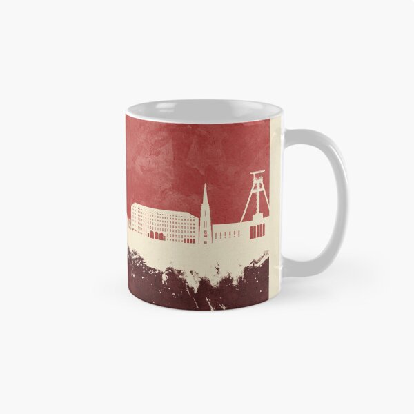 Aperçu de l'œuvre Bochum Germany Skyline créée et vendue par ArtPrints.
