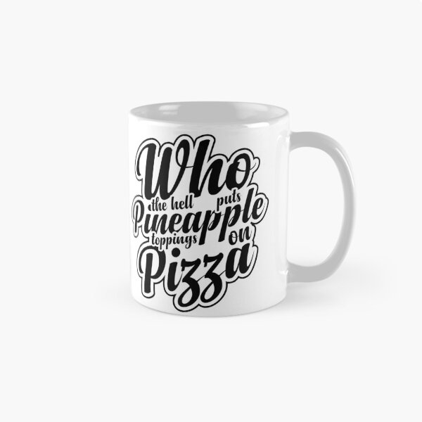 Item preview, Pineapple Toppings On Pizza - Black designed and sold by Sagar Karki.