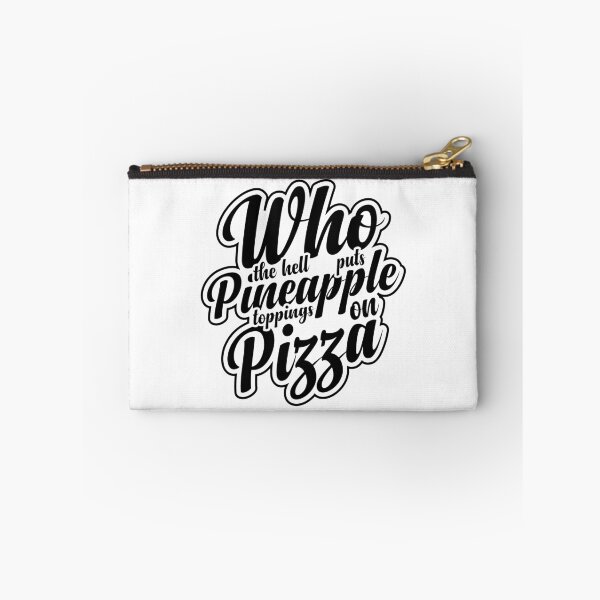 Item preview, Pineapple Toppings On Pizza - Black designed and sold by Sagar Karki.