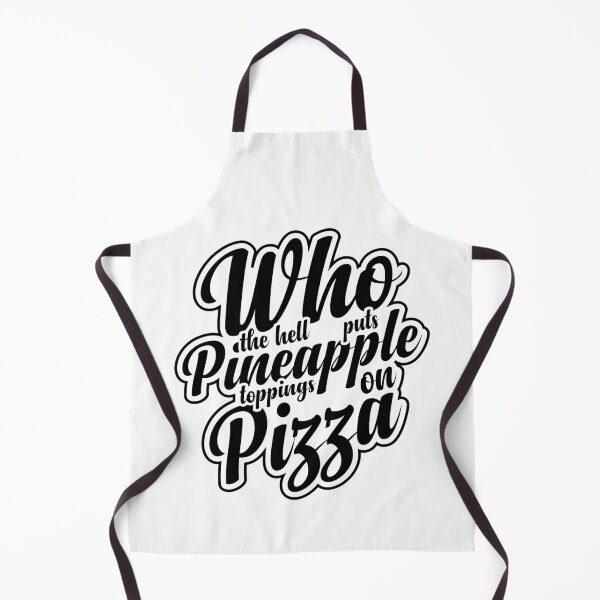Item preview, Pineapple Toppings On Pizza - Black designed and sold by Sagar Karki.