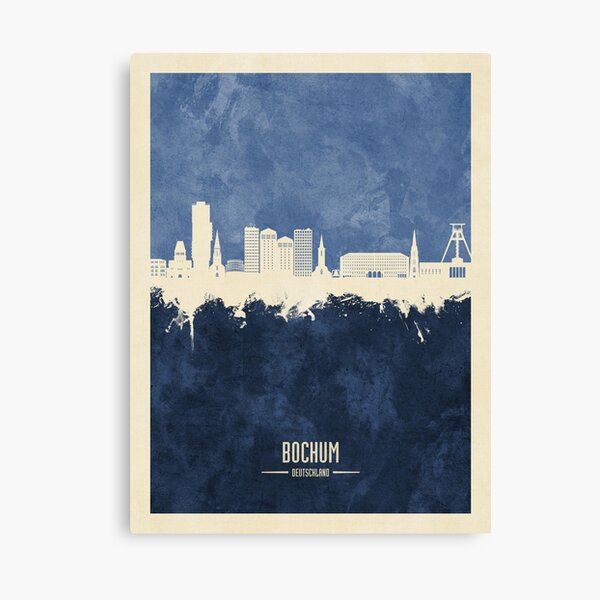 Item preview, Bochum Germany Skyline designed and sold by ArtPrints.