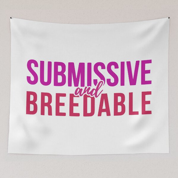 Item preview, Submissive and Breedable cheugy typography designed and sold by cangurojoe.