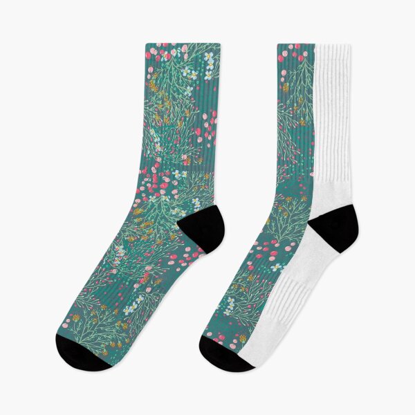 Item preview, Floral green blossom pattern  designed and sold by Kamzzi.