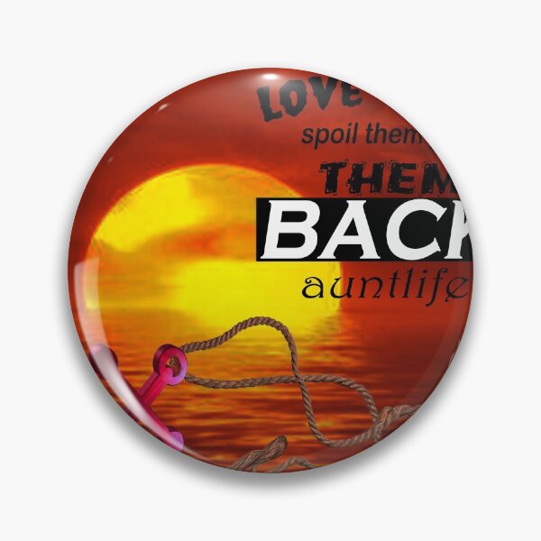 Item preview, love them spoil them give them back auntlife red designed and sold by Faust-design.