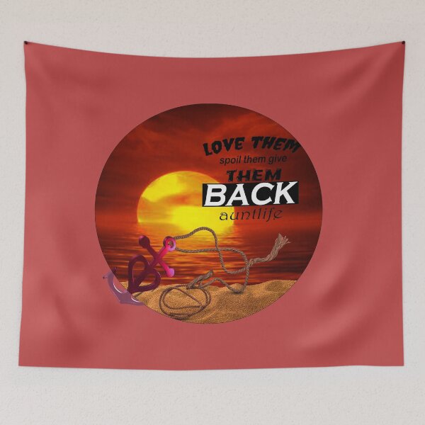 Item preview, love them spoil them give them back auntlife red designed and sold by Faust-design.