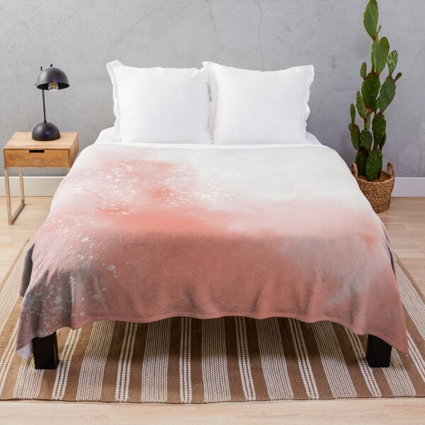 Item preview, Abstract Cloud Art in Coral and Blush Pink designed and sold by kasamor.