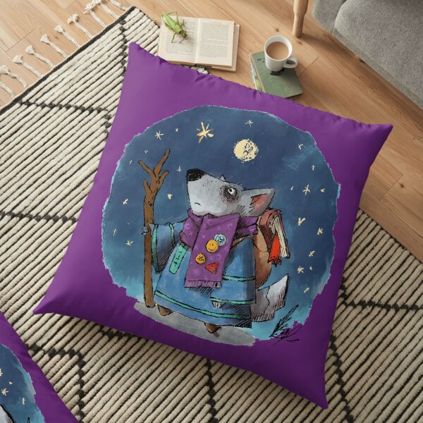 Cute RPG - The Mage Floor Pillow
