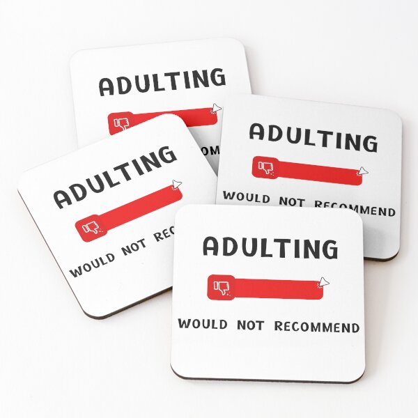 Item preview, Adulting would not recommend - very bad rating  designed and sold by GenChi.