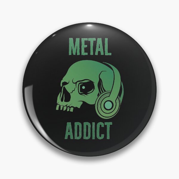 Item preview, Metal Addict | Green Skull Gift  designed and sold by DanLopesMerch.