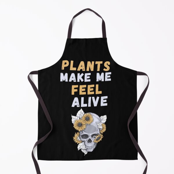 Item preview, Plants Make Me Feel Alive - Halloween Skull designed and sold by Club7Studios.