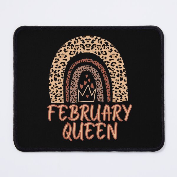 Item preview, February Queen, Queens are born in February, Leopard Boho Rainbow  designed and sold by ACC .