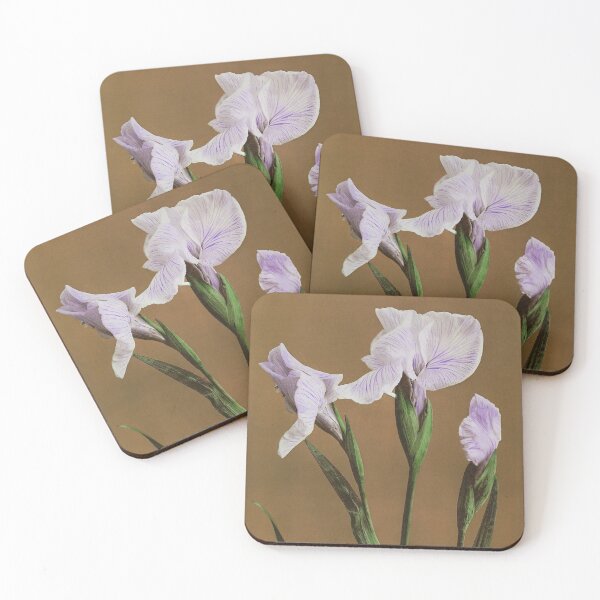 Item preview, Retro Japanese Flower Iris (1896) by Kazumasa Ogawa designed and sold by Designedbysm.