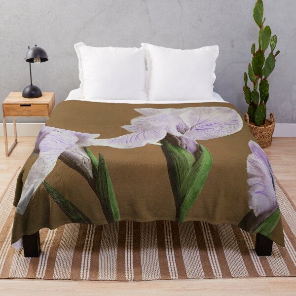 Item preview, Retro Japanese Flower Iris (1896) by Kazumasa Ogawa designed and sold by Designedbysm.