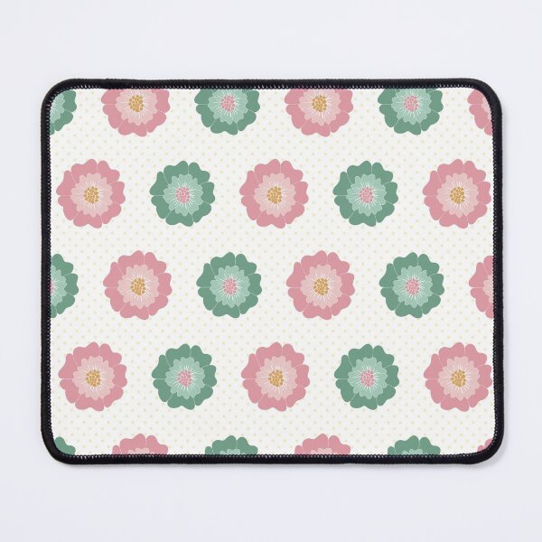 Item preview, Pink and Teal Flowers Pattern designed and sold by Calislahn.