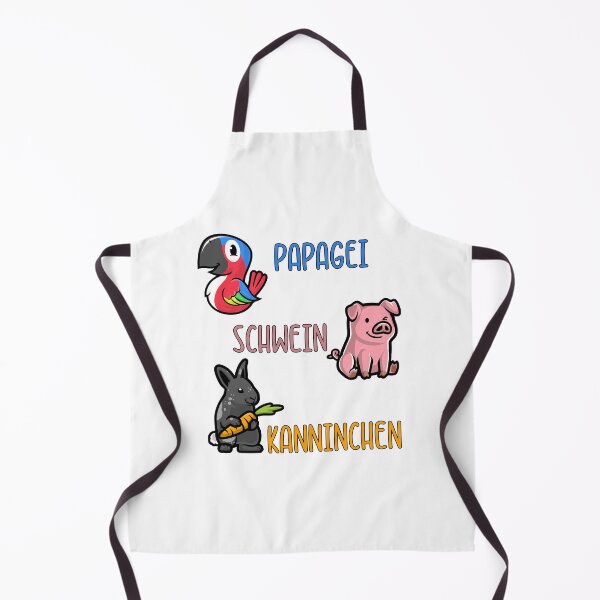 Item preview, Cute Animals - German Description Of Pig, Parrot And Rabbit designed and sold by FoxCodeCreation.