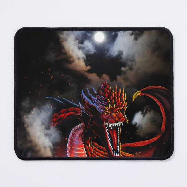 Item preview, Moon Red Fire Dragon Clouds designed and sold by Kim Andrews.