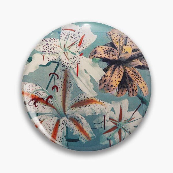 Item preview, Retro Japanese Flower Lily (1896) by Kazumasa Ogawa designed and sold by Designedbysm.