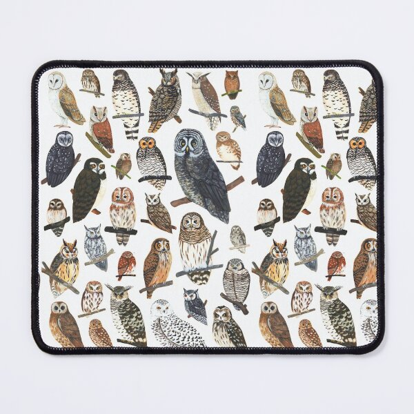 Item preview, OWLS Antique Animal Drawings designed and sold by BulganLumini.