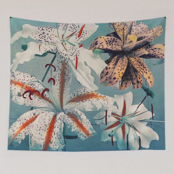 Item preview, Retro Japanese Flower Lily (1896) by Kazumasa Ogawa designed and sold by Designedbysm.