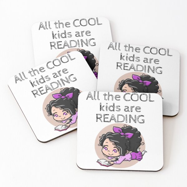 Item preview, All the cool kids are reading designed and sold by Cattigal.