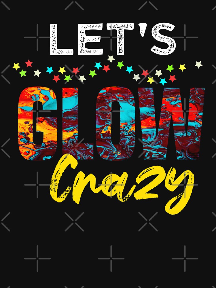 Disover Let's Glow Crazy Glow Party Tank Top
