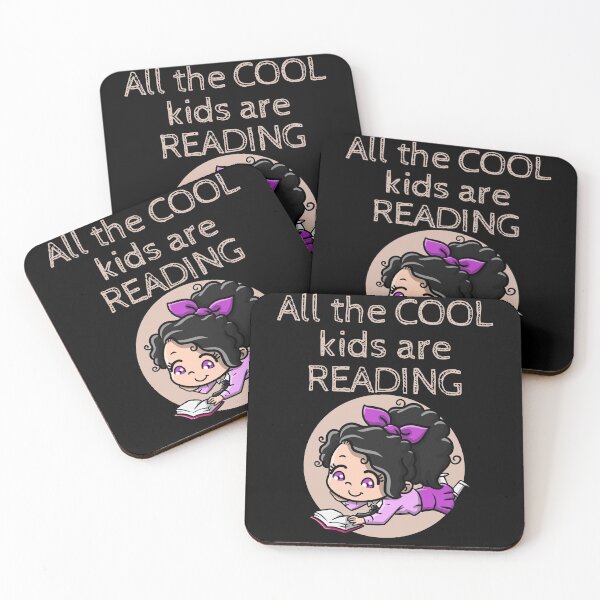 Item preview, All the cool kids are reading designed and sold by Cattigal.