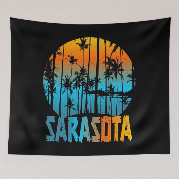 Item preview, Sarasota Sunset and Palm Trees designed and sold by likebakerdo.