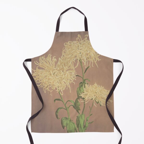 Item preview, Retro Japanese Flower Three Yellow Chrysanthemums (1887–1897) by Ogawa Kazumasa designed and sold by Designedbysm.
