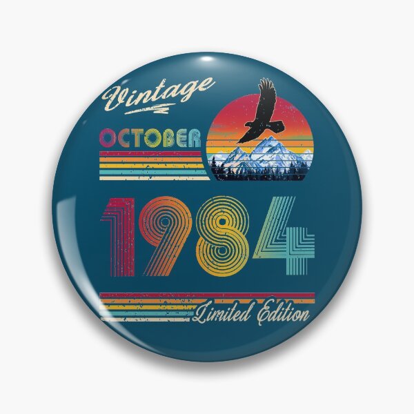 Item preview, October 1984 Birthday designed and sold by GreenSplash.