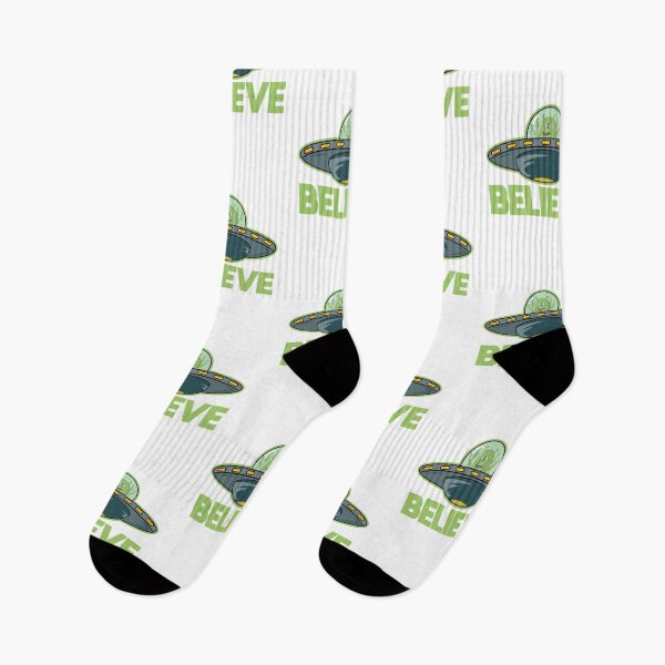 Item preview, Funny Alien in UFO Flying Saucer Believe designed and sold by Dan66.