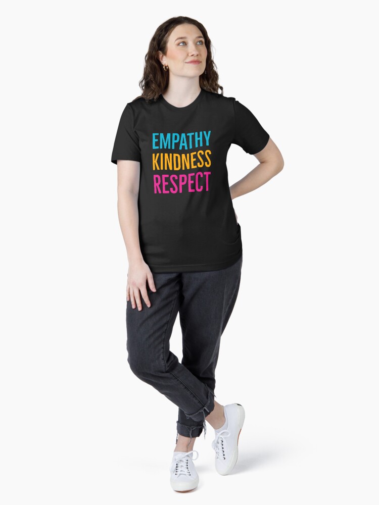 Thumbnail 4 of 7, Essential T-Shirt, Empathy Kindness Respect designed and sold by Suzhi.