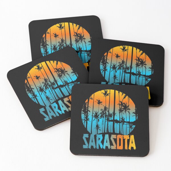 Item preview, Sarasota Sunset and Palm Trees designed and sold by likebakerdo.