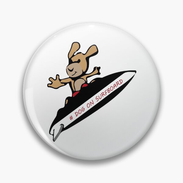 Item preview, Dog On Surfboard designed and sold by bahicharafe.