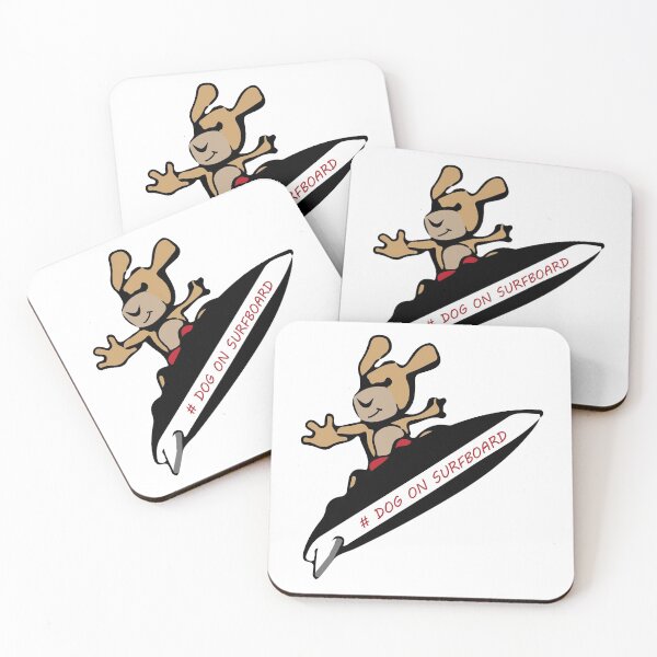 Item preview, Dog On Surfboard designed and sold by bahicharafe.