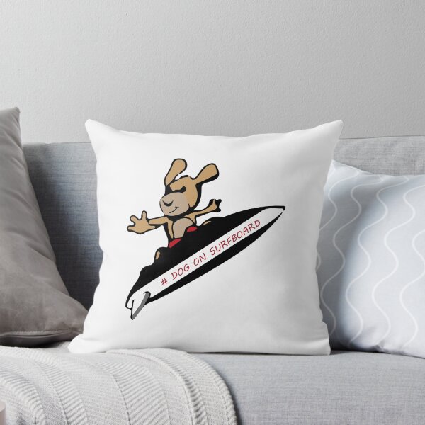 Item preview, Dog On Surfboard designed and sold by bahicharafe.