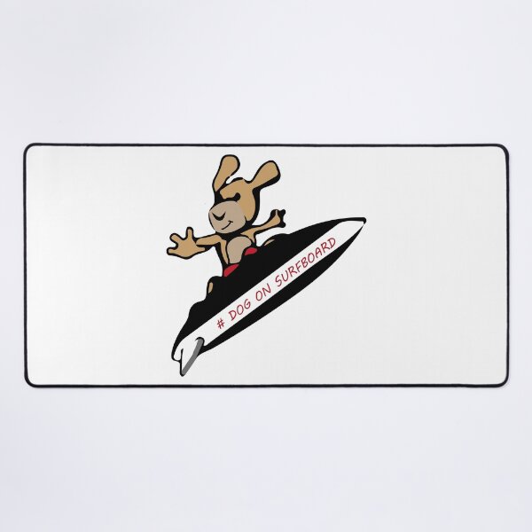Item preview, Dog On Surfboard designed and sold by bahicharafe.