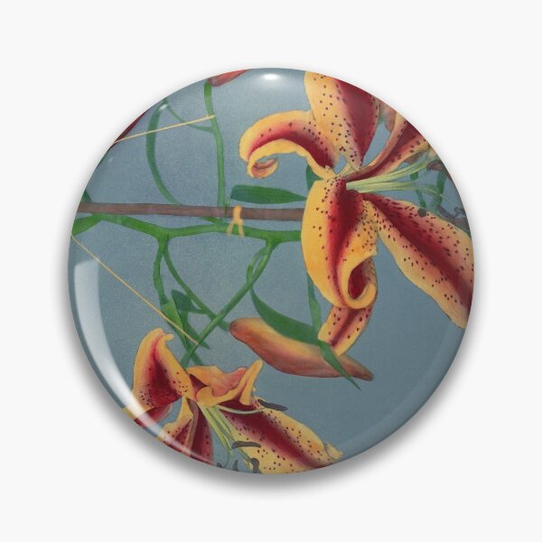 Item preview, Retro Japanese Flower Lily (1896) by Kazumasa Ogawa designed and sold by Designedbysm.