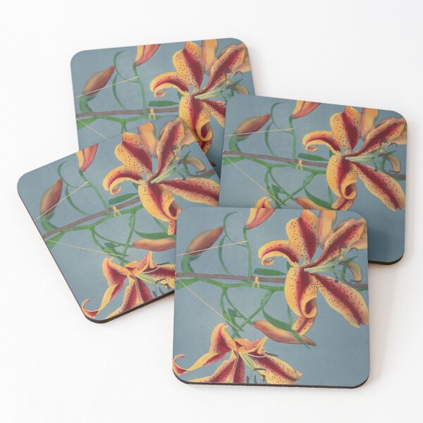 Item preview, Retro Japanese Flower Lily (1896) by Kazumasa Ogawa designed and sold by Designedbysm.