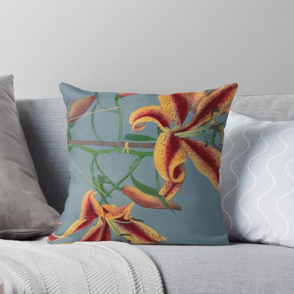 Item preview, Retro Japanese Flower Lily (1896) by Kazumasa Ogawa designed and sold by Designedbysm.