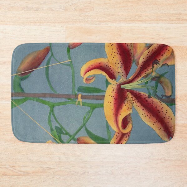 Item preview, Retro Japanese Flower Lily (1896) by Kazumasa Ogawa designed and sold by Designedbysm.