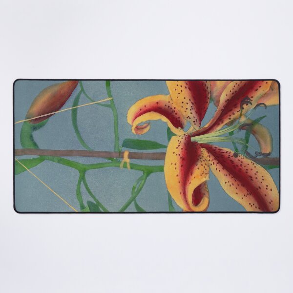 Item preview, Retro Japanese Flower Lily (1896) by Kazumasa Ogawa designed and sold by Designedbysm.