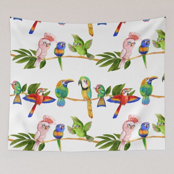 Item preview, Tropical birds designed and sold by veroplusnikki.